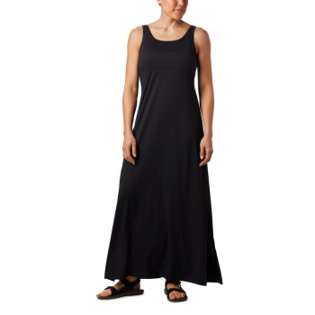 Columbia PFG Freezer Maxi, Vestidos Negros Para Mujer | 139078-IXH